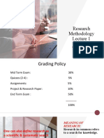 Research Methodology: by DR M. Almas Anjum