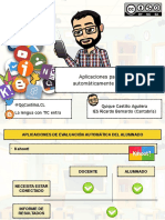 Aplicaciones para Evaluar Automáticamente Al Alumnado (Kahoot, Plickers, Quizizz y Socrative)