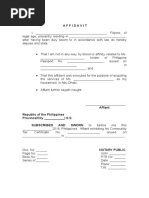 AFFIDAVIT - of No Blood Relation-1