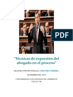 Tecnicas de Expresion Del Abogado