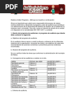 Ejemplo Programa de Auditoria