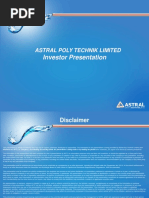 Investor Presentation: Astral Poly Technik Limited