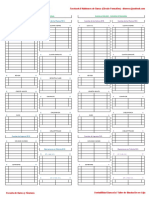 Planilla Cuentas T Hoja de Procesos