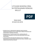 Peran Keutuhan Oral Mukosa Terhadap Sistem Pertahanan Rongga Mulut