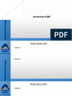 Lecture-III - Overview of ERP, BP - BF