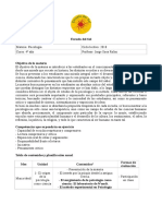 Programa y Planificación Psicología