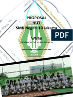 Proposal HUT SMK Negeri 10 Jakarta: We Believe, We Feel, We Sure We Can Do