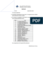 Cancellation of Written Test DTD 24-11-2019