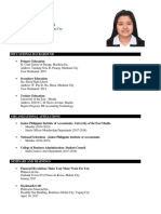 Mytha Isabel D. Sales: Educational Background