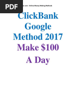 Click Bank Method 2017