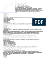 Questões Sobre Os Biomas Brasileiros - Prof. Adão Marcos Graciano Dos Santos