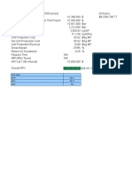 Final Costing Calculations