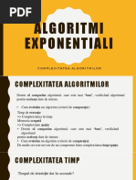 Algoritmi Exponentiali