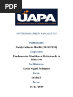 Tarea 5 de Fundamentos Filosoficos de La Educacion