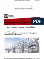 Innovative Design and Construction of Composite Steel-Concrete Structures