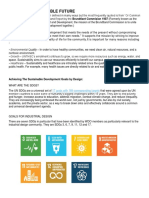 Forward: A Sustainable Future: Achieving The Sustainable Development Goals by Design