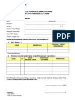 Formulir Pengkinian Data Karyawan 2019 - 2020rev