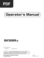 2013 Kobelco SK10SR Excavator Opeartions Manual 191113