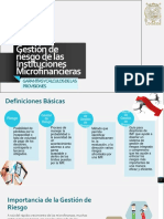 0gestión de Riesgo de Las Instituciones Microfinancieras