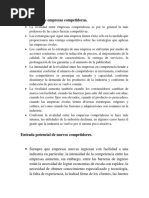 Rivalidad Entre Empresas Competidoras