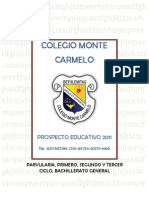 Prospecto Colegio Monte Carmelo