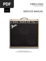 Vibro-King Service Manual: Custom Shop Series