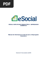 Módulo Simplificado Pessoa Física - Empregador Doméstico - Esocial