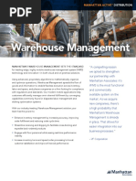 Manh Warehouse Management Brochure en