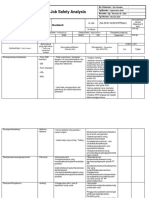 Job Safety Analysis Rockbolt