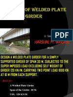 Design of Welded Plate Girder