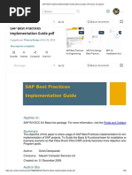 SAP Best Practices Implementation Guide - PDF - Jerarquía - Procesos de Negocio