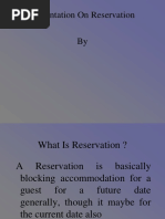 Reservation Importance