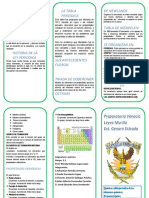 Triptico Tabla Periodica