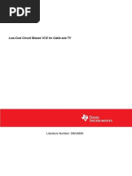 Low-Cost Circuit Biases VCO For Cable and TV: Literature Number: SNOA836