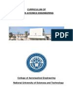 Curriculum of Ms in Avionics Engineering