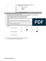 Soal USBN Bahasa Inggris KTSP 2006