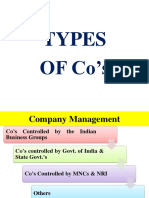 Types of Companies