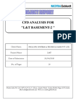 CFD Report For Basement