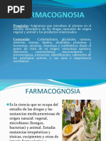 Farmacognosia - Conceptos