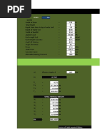 Calculations: Retaining Walls