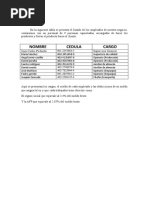 Nomina de Empleados Ejemplo