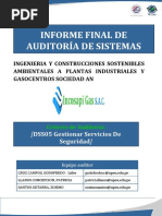 Informe Final de Auditoría de Sistemas