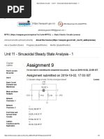 Basic Electric Circuits - Unit 11 - Sinusoidal Steady State Analysis - 1