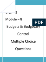 Budget MCQ BBC PDF