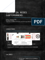 Cables en Redes Subterráneas