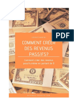 Comment Générer Des Revenus Passifs