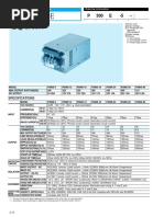 Cosel P300E 15 Datasheet