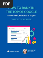 How To Rank in The Top of Google