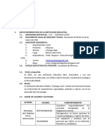 Datos Informativos de La Institucion Educativa