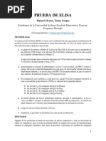 Informe Prueba de Elisa Universidad de Sucre